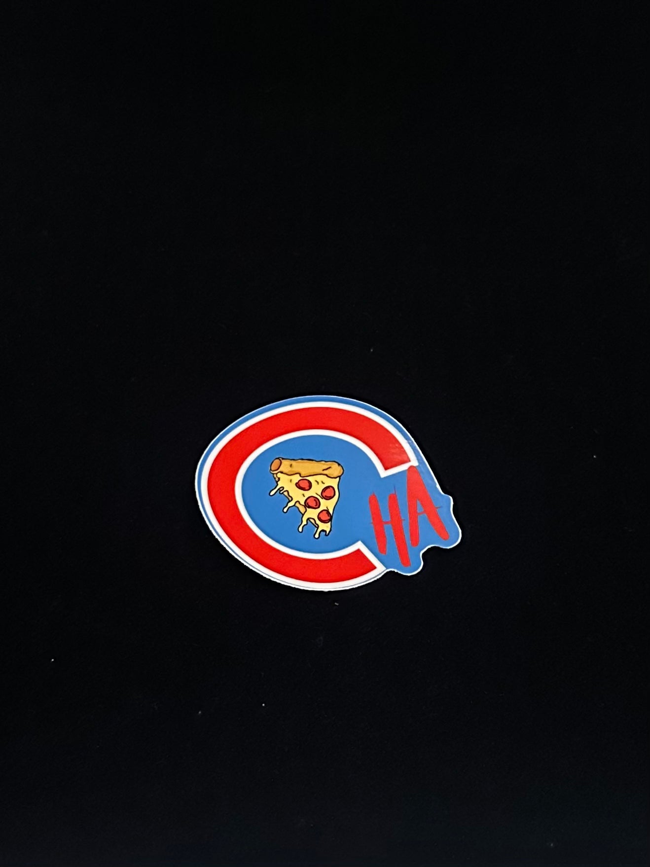 Cha-Pizza Sticker