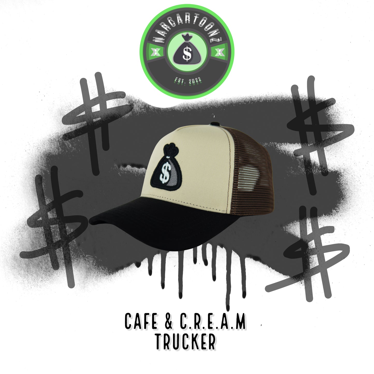 Cafe and C.R.E.A.M Trucker Hat