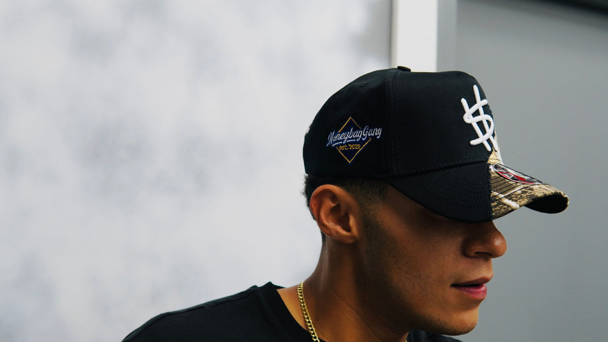 Half Camo Half Black Hat