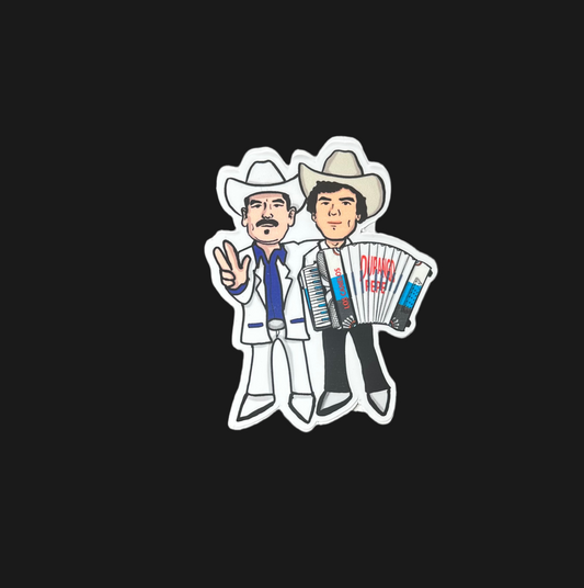 Pepe y Chalino Sticker
