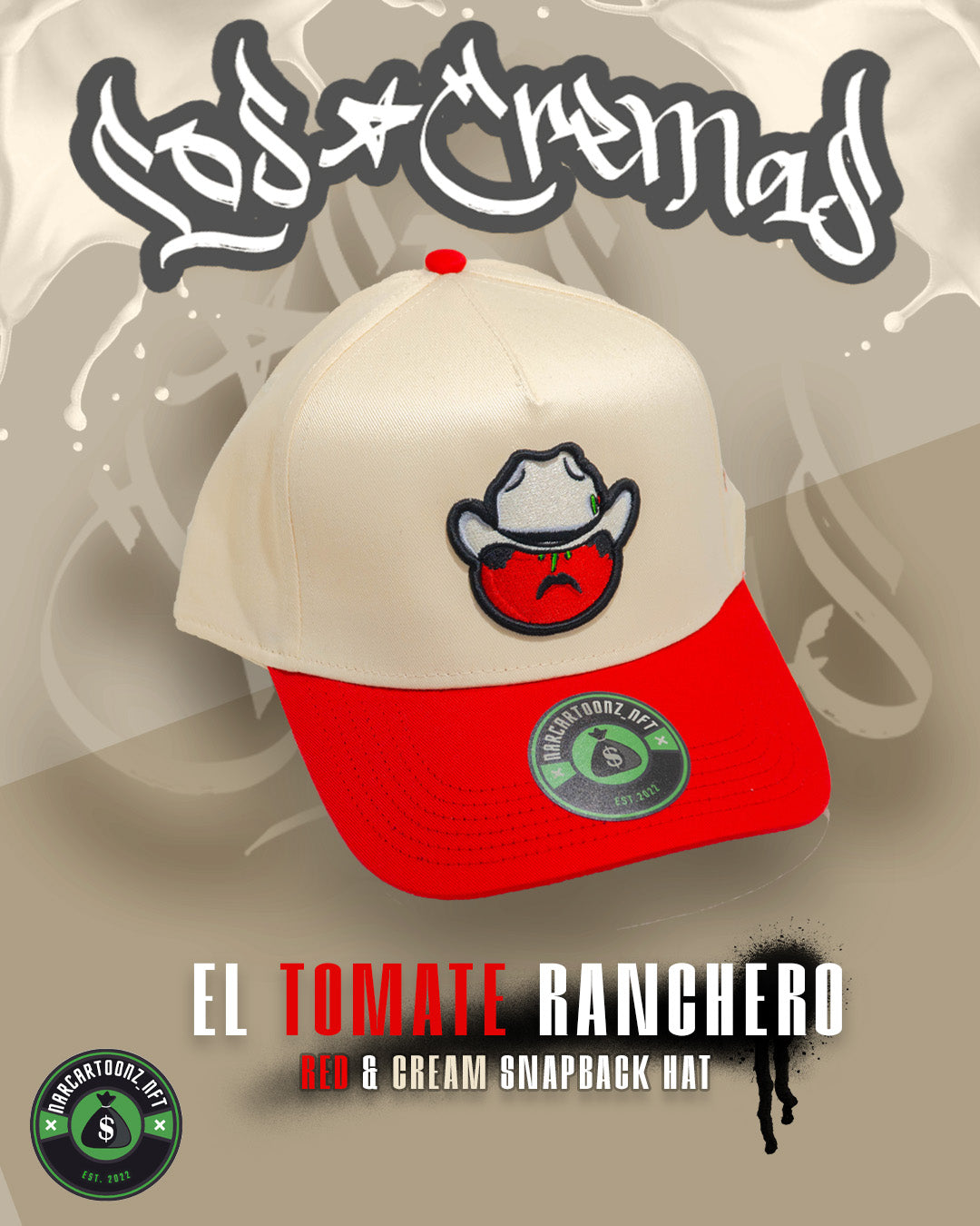 El Tomate Ranchero Cream Hat