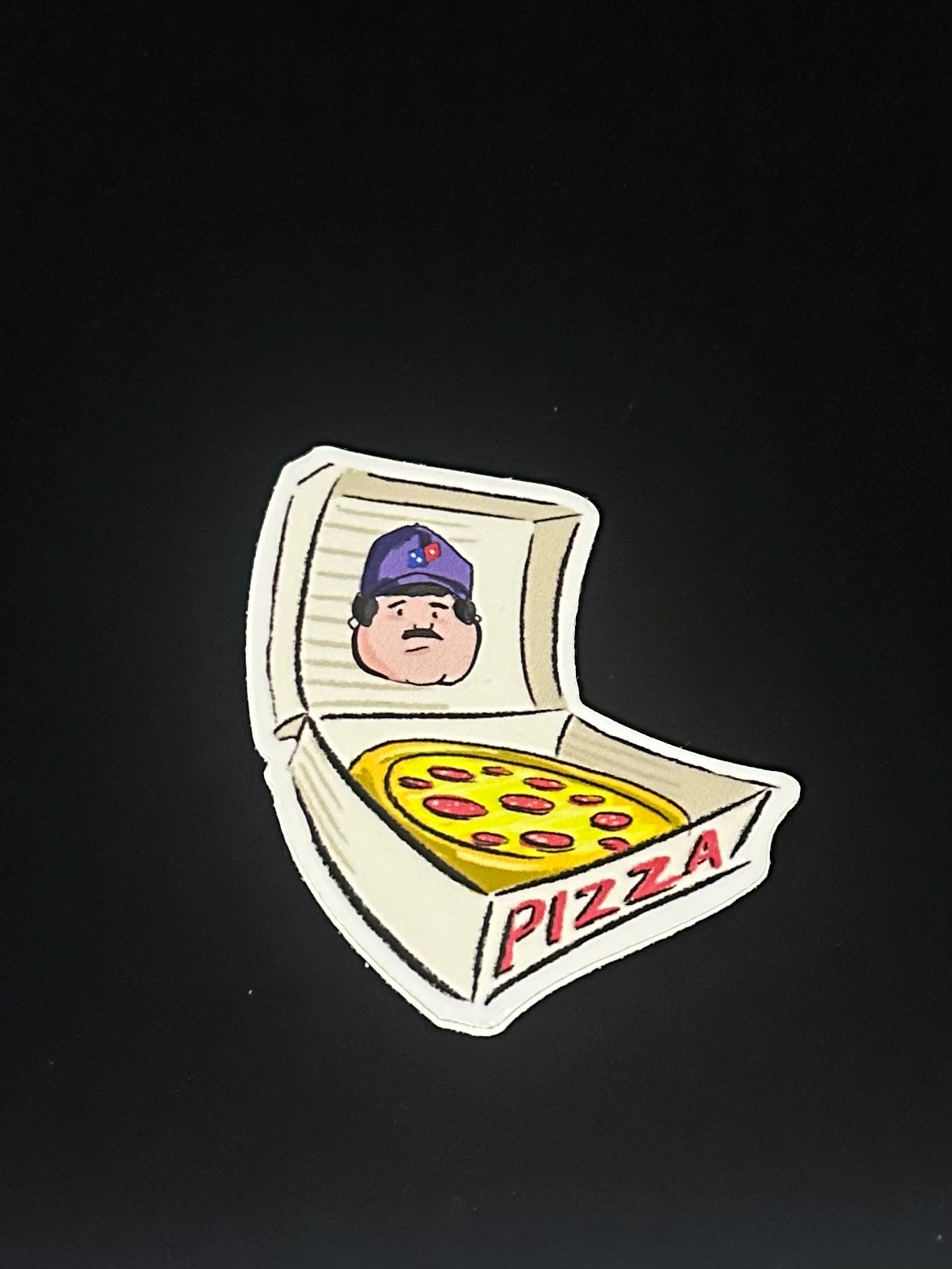 Pizza Box Sticker