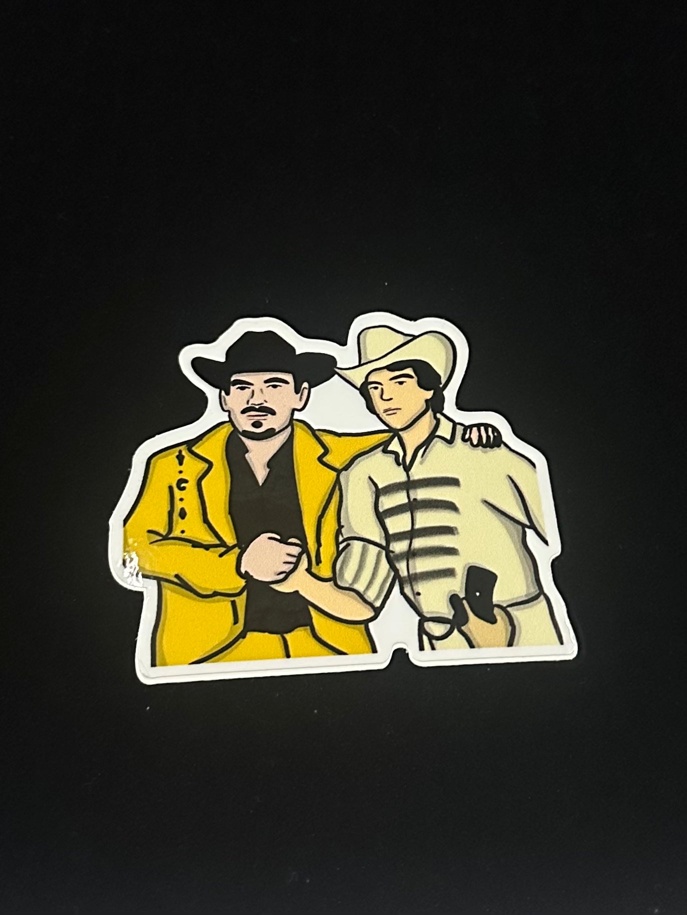 Pepe y Chalino Sticker