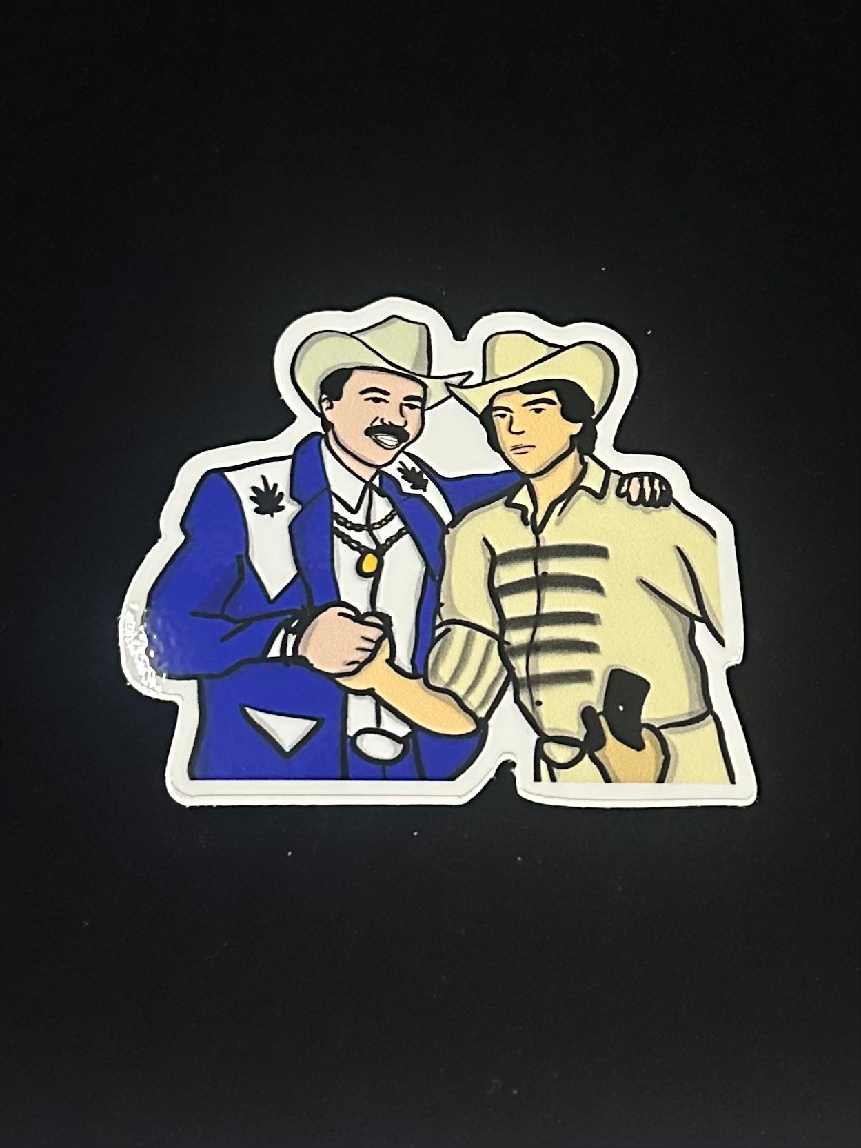 El As y Chalino Sticker