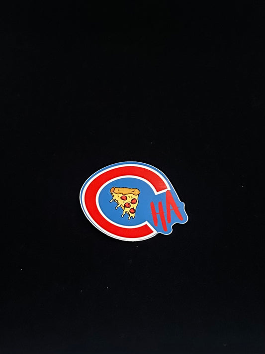 Cha-Pizza Sticker