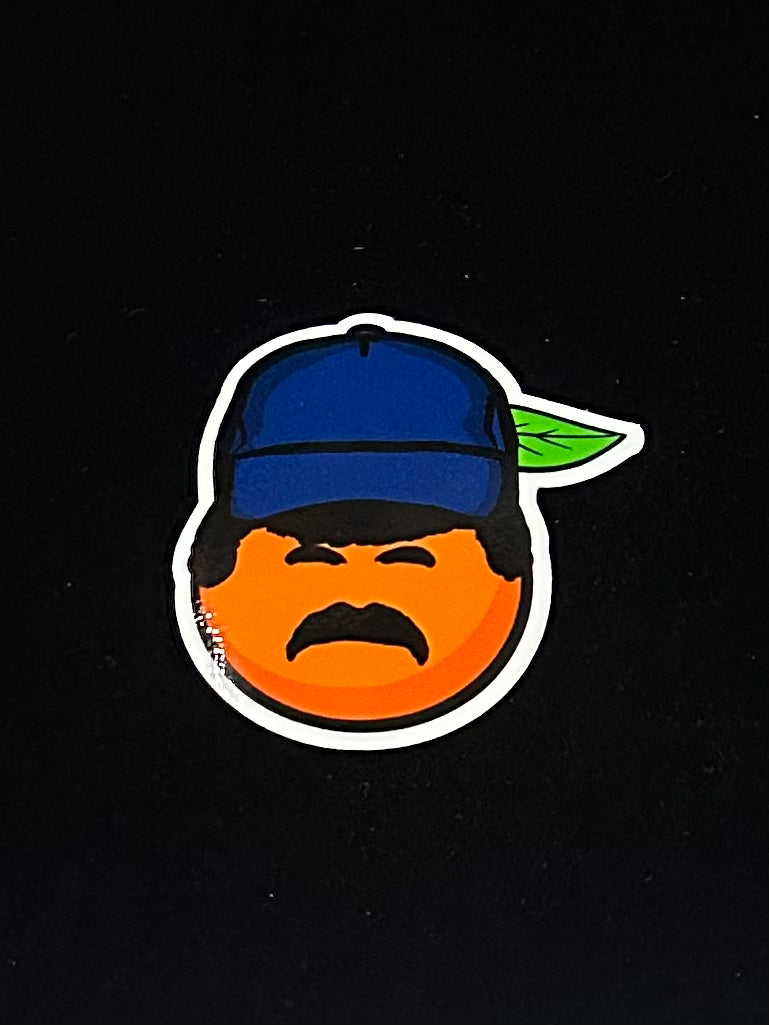 El General Naranja Sticker