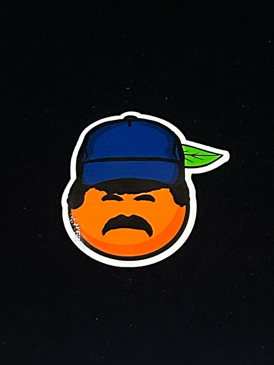 El General Naranja Sticker