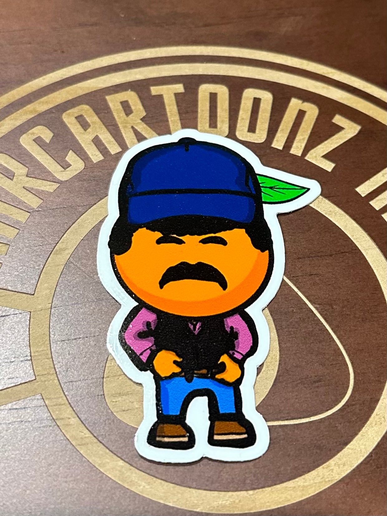 General Naranja 701 Sticker