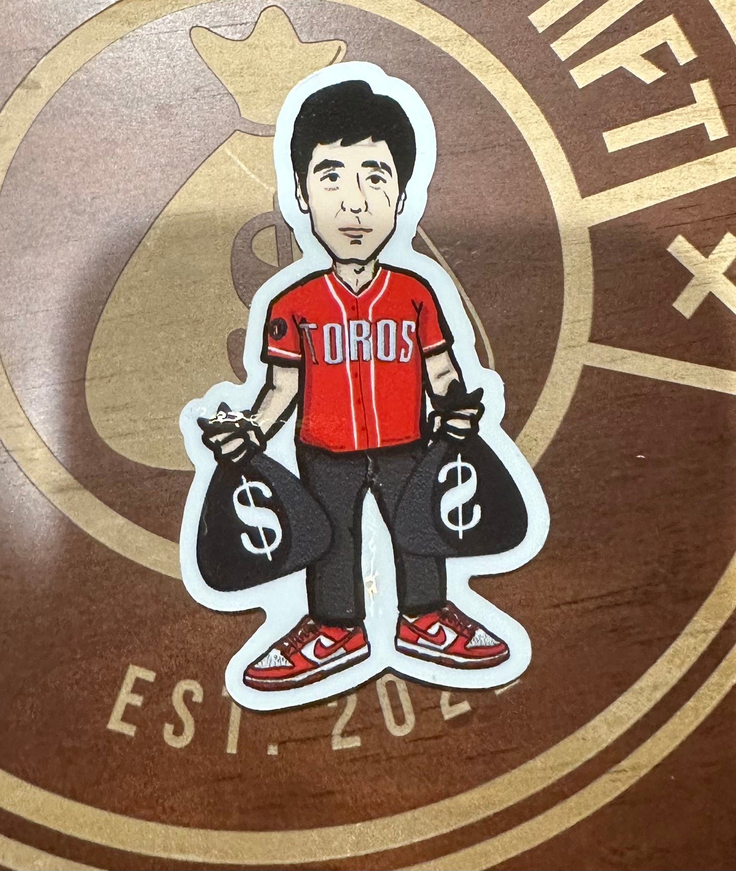 Cara cortada “Toros” Sticker